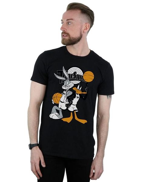 

space jam men's bugs and daffy t-shirt(1, White;black