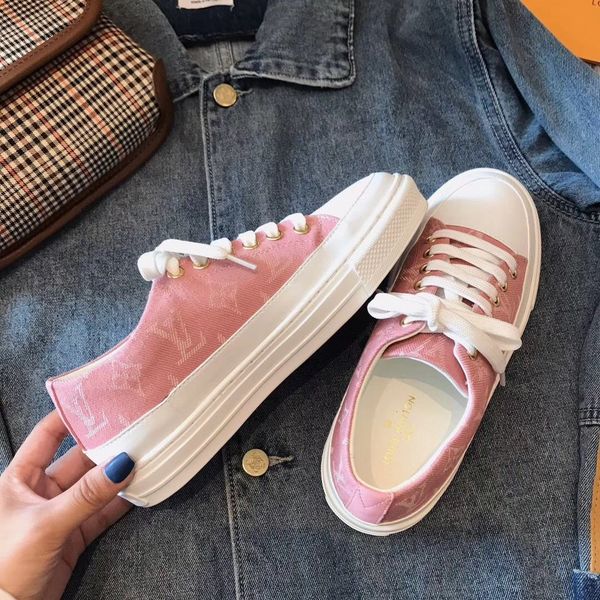 

ladies fashion casual sneakers, fashion designer casual wild shoes, with boxad