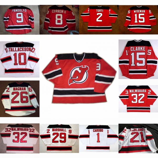 

Mens Lowell Devils 9 Mike Pandolfo 8 Matt Corrente 15 Noah Clarke 1 Dave Caruso 29 Grant Marshall 2 Matt Torti 15 Chad Wiseman Hockey Jersey