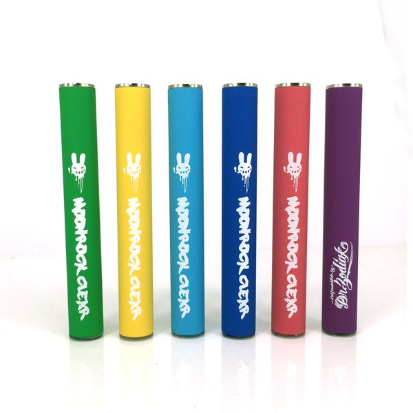 

Moonrock Clear Battery 350mAh rechargeable Vape Pen Battery 510 thread LED light Vaporizer Battery For Razzle Dazzle Carts M6T Cartridges