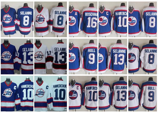 

Mens Vintage 10 Dale Hawerchuk Winnipeg Jets Jersey 13 Teemu Selanne 9 Bobby Hull 16 Laurie Boschman Vintage 8 Teemu Selanne Jersey