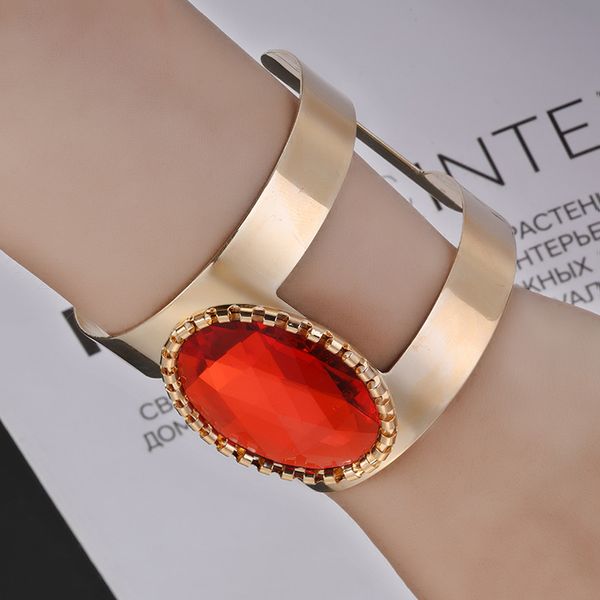 

fashion crystal crystal metal multilayer gold/silver statement bangles couple gifts wedding party jewelry ing, Black