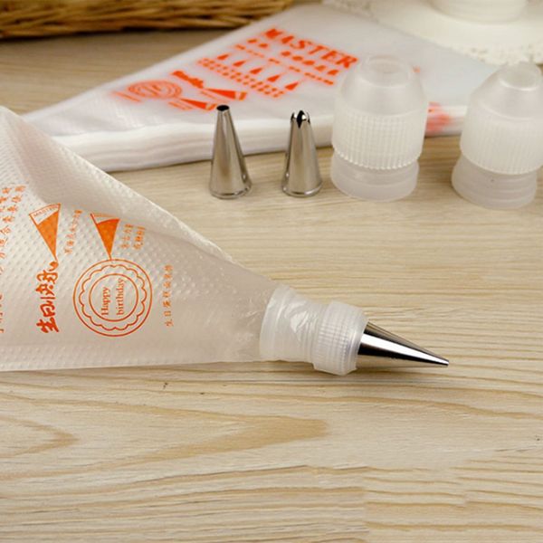 

100 thick plastic disposable pastry bag icing piping cake cupcake decorating bag