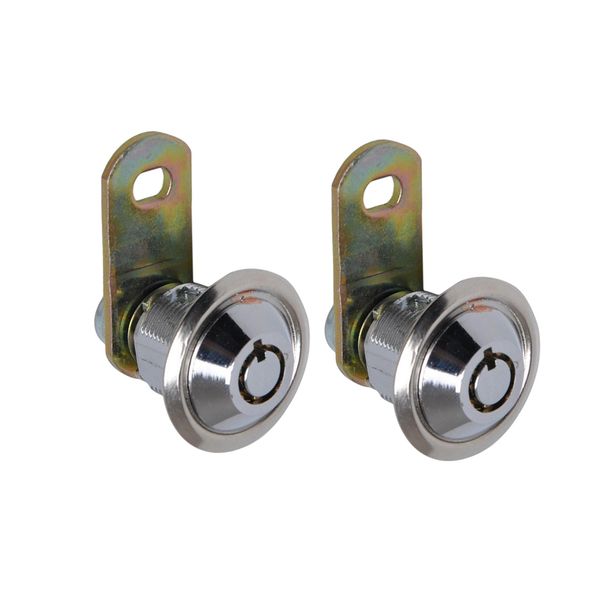 

1-1/8 tubular cam lock 180deg & 2key pull drawer cabinet toolbox 2x