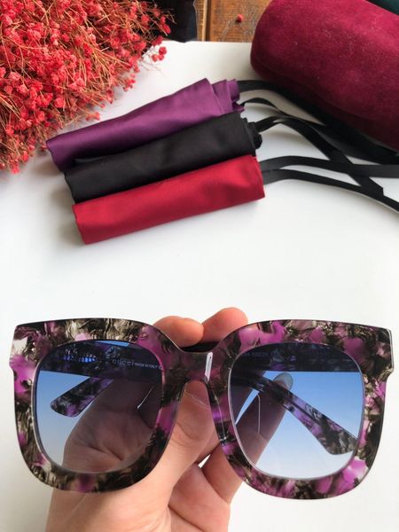 

2019 popular 0208s sunglasses luxury women designer 0208 oval summer style rectangle full frame uv protection, White;black