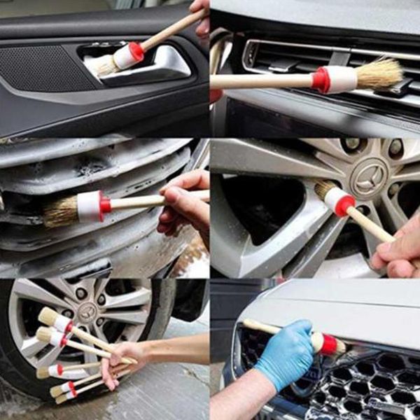 

11pcs car detailing brush kit soft hair auto interior wheel cleaning tool car styling m8617