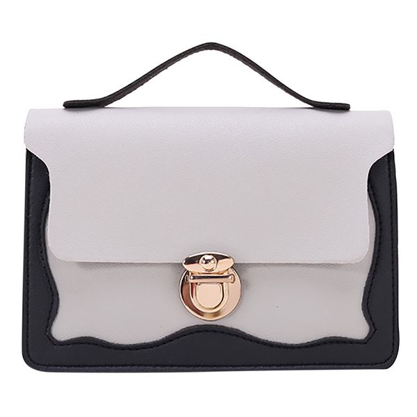 

2019 handbag fashion lady shoulders small solid color cover letter purse mobile messenger bag dropshipping bolsa feminina bolsa