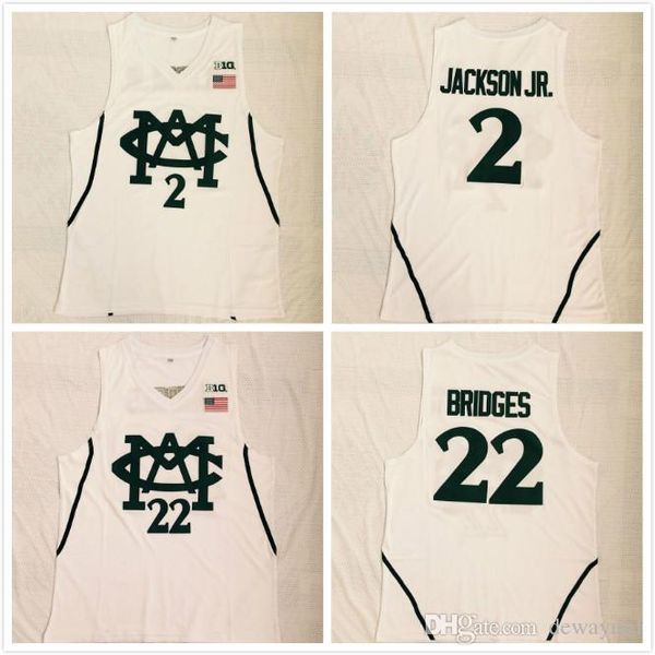 

umich mens michigan state spartans university jersey 2 jaren jackson jr. 22 мили мосты баскетбольные майки белый быстрая доставка, Black;red