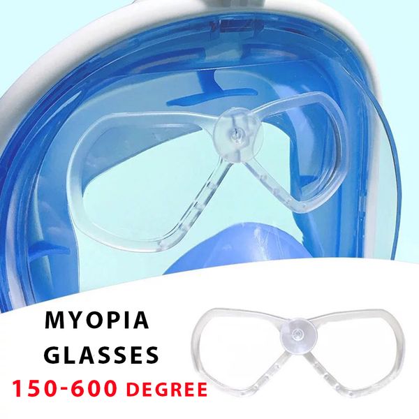 

1pcs lens swimming mask goggle myopia diving mask prescription lens professional pc scuba replacement 150-600 degree