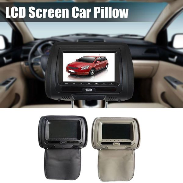 

car universal 7-inch headrest dvd display hd player mp5 usb lcd car pillow display