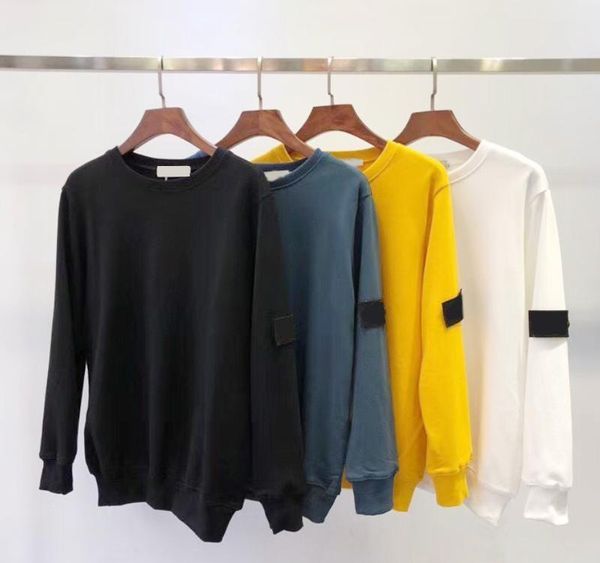 

новая мода осень зима мужчины с длинным рукавом толстовка камни hip hop фуфайки пальто вскользь одежды свитер свитер s-2xl k5090, Black