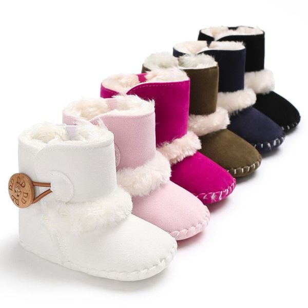

мода прекрасного ребенок малышей ботинок младенец девушки ботинки хлопок симпатичная мягкая подошва снег шпаргалка малыши boots бесплатной д