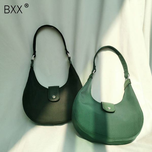 

bxx] shoulder bags for women 2020 casual nylon solid color shoulder messenger bag female handbags hj392