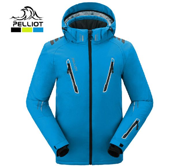 

guarantee the authenticpelliot male ski suits jacket men's water-proof,breathable thermal cottom-padded snowboard outcoat