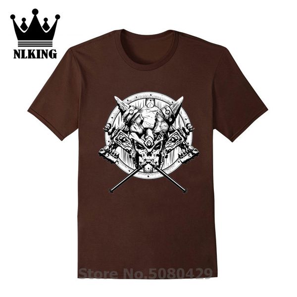 

veldismagn рукава хлопок t-shirt забавный тенниску череп viking череп орк hipster рубашки мужчин новое прибытие принцессы короткие незнакоме, White;black