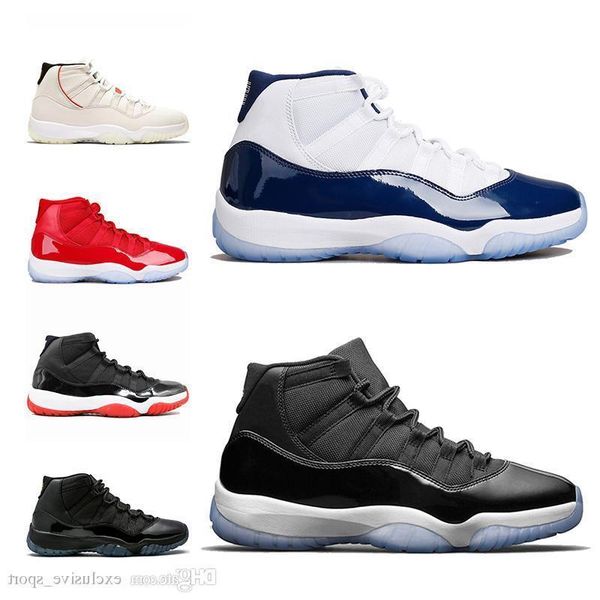 

11s 11 basketball shoes concord 23 45 platinum tint cap and gown men women unc gym red gamma blue olive lux sport sneaker