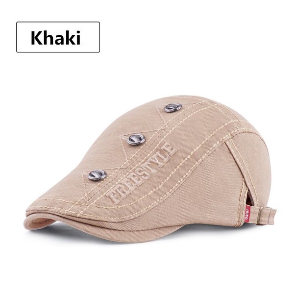 

new fashion letter embroidery berets hats women men ivy flat cap vintage newsboy hat adjustable breathable sun hat duckbill cap, Blue;gray