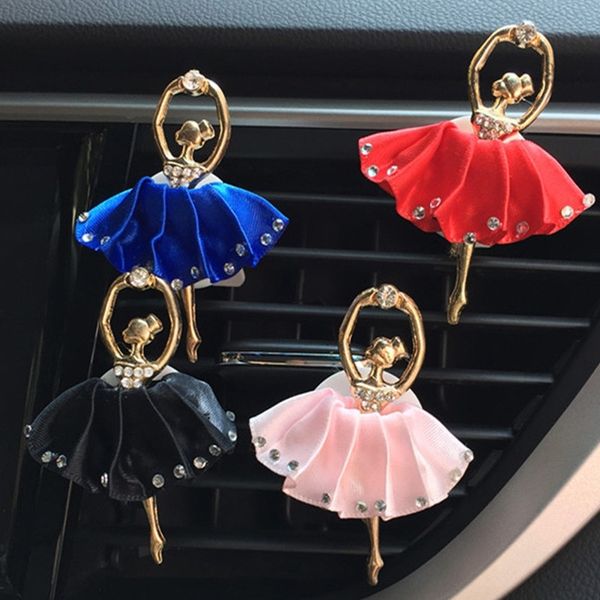 

car multiflora flower air outlet fragrant perfume clip ballet freshener diffuser high qualty fragrance material_1.24