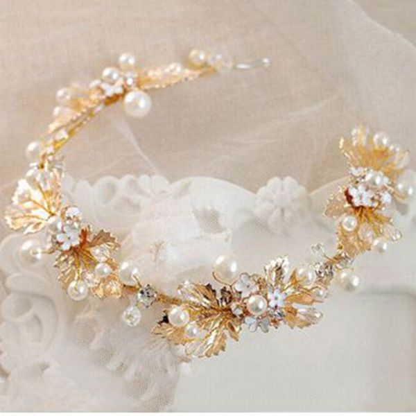 

exquisite handmade alloy leaf bridal hair accessories15