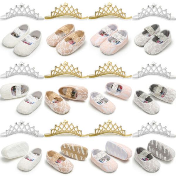 

2019 newborn baby infant girl crib shoes soft sole prewalkers anti-slip sneakers pram