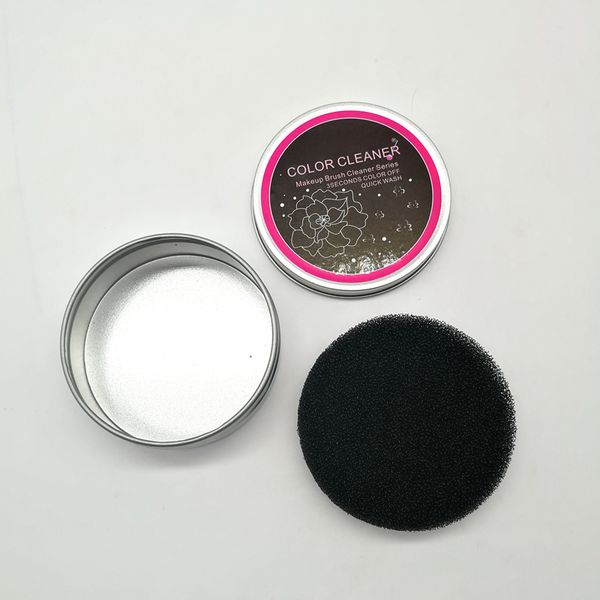 

portable color cleaner makeup brush cleaner series 3 seconds colors off quick wash sponge cleansing