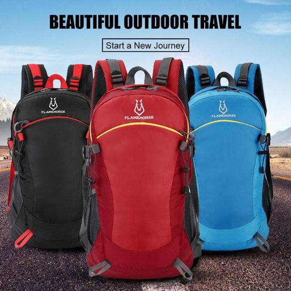 

new outdoor sports climbing backpack waterproof lightweight foldable travel hiking knapsack women men camping hiking bag