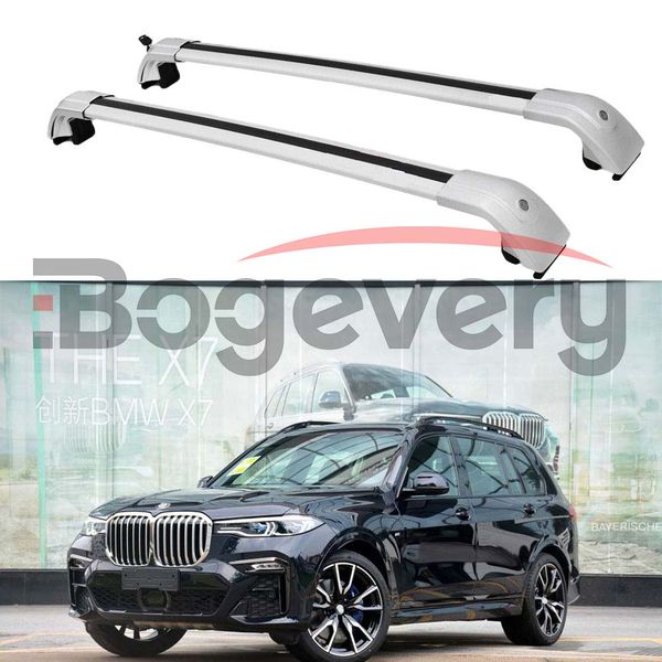 

new silver baggage crossbar cross bars roof racks rail fit for all new x7 g07 2019