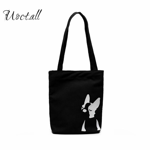 

new japanese harajuku student class canvas bag female ins korean retro puppy printing large capacity shoulder messenger bag