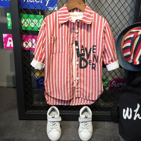 

retail small and medium children's wear of the new girl's style shirt in spring 2018, White;black