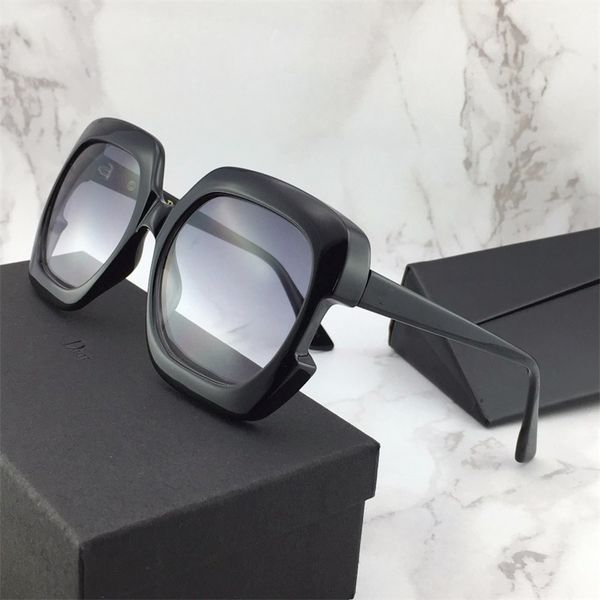 

2020 ladies designer square sunglasses women luxury brand sun glasses men shades large thick clear big frame sunglasses black, White;black