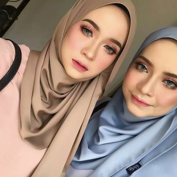 

women muslim hijab scarf hijabs islamic shawls modal headscarf solid, Red
