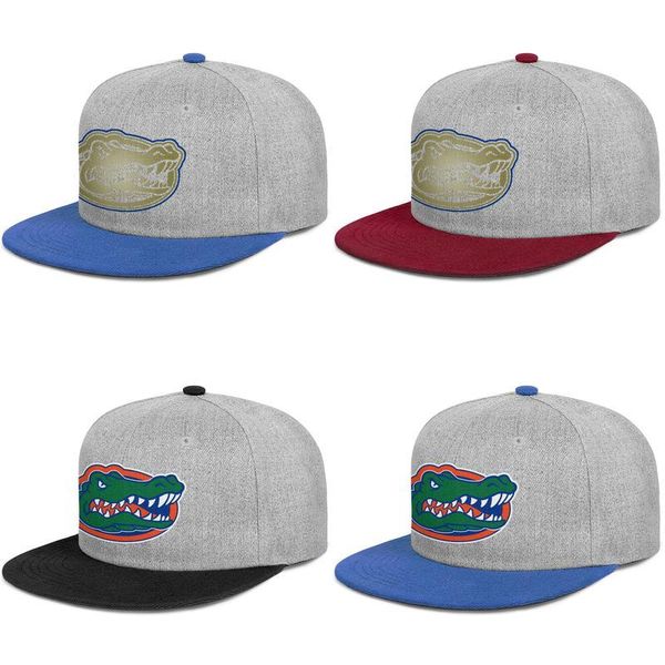 

florida gators football golden logo mens and women snap back baseballcap styles baseball hip hopflat brimhats marble print, Blue;gray