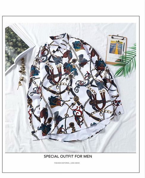 

casual shirt men clothing long sleeve shirt male top, White;black