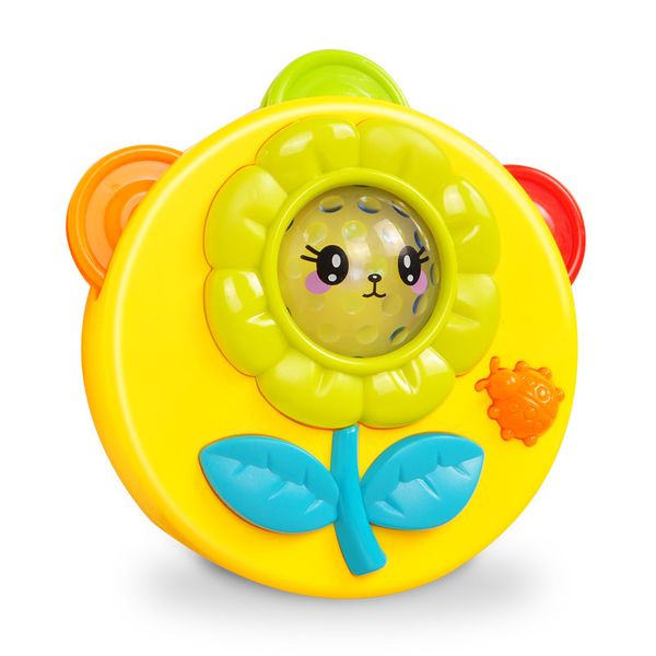 

children's educational early childhood music music drum shou ling gu baby toys sound-and-light mini rattle