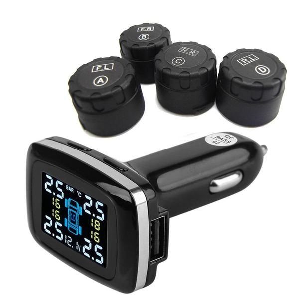

wireless lighter tpms external tp620 pressure system tire cigarette car sensor