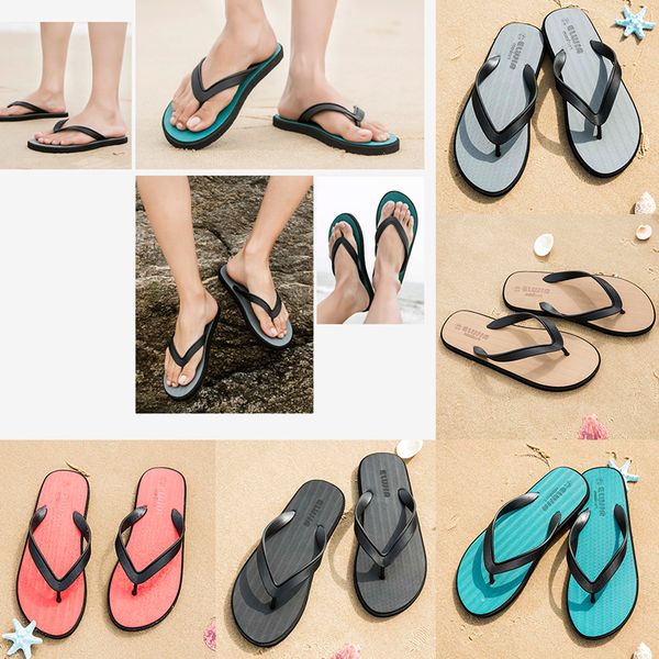 

new classic david beckham brand men's casual shoes hawaiian beach slippers printing non-slip flip-flops summer designer sandals, Black