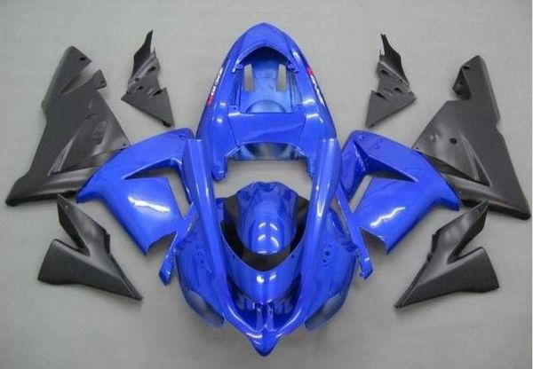 

4 gifts motorcycle new abs full fairings kit fit for kawasaki ninja zx-10r 2004 2005 04 05 10r body set blue