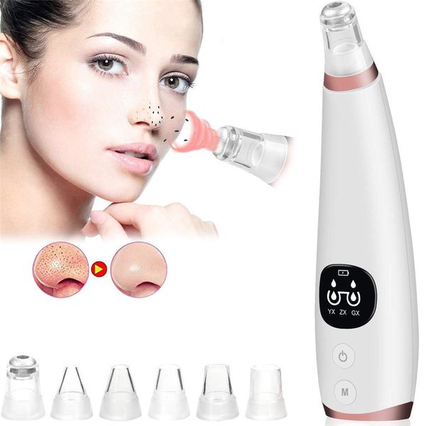 

electric blackhead remover nose t zone pore vacuum acne pimple suction tool facial dermabrasion machine clean beauty instrument