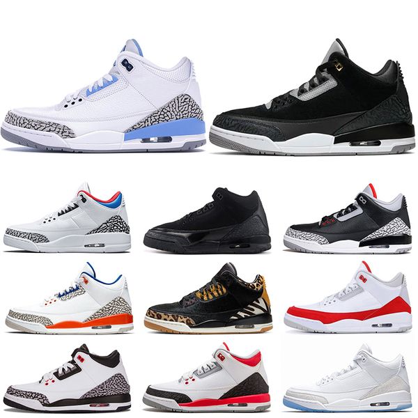 

wholesale 2020 new 3s mens basketball sneakers brand 3 white blue cement blackunc tinker hatfield designer sports shoes