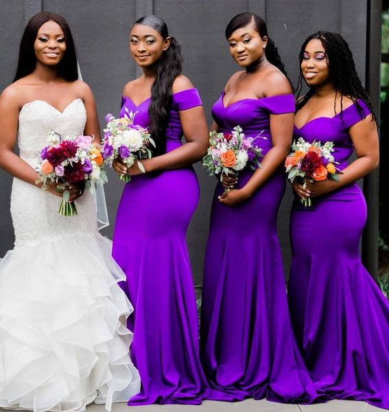 

2019 south african mermaid bridesmaid dresses off shoulder long maid of honor bridesmaids prom gowns for evening