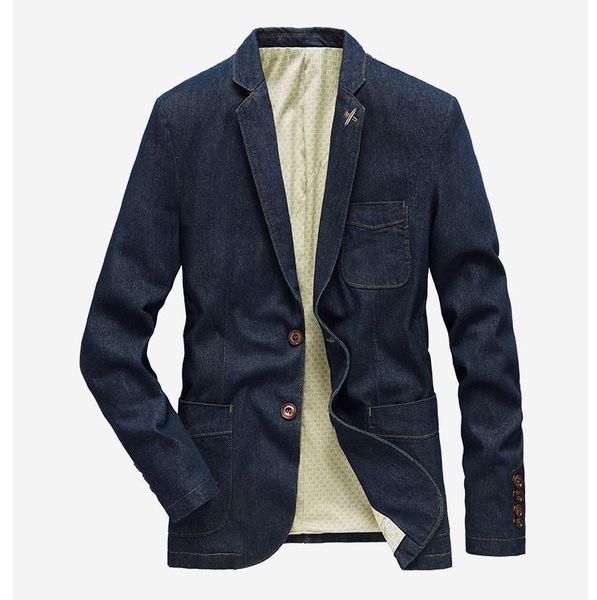 

тонкий мужской дизайнер жан костюмы мода вышивка панелями однобортный мужские жан блейзеры повседневная мужская одежда, White;black