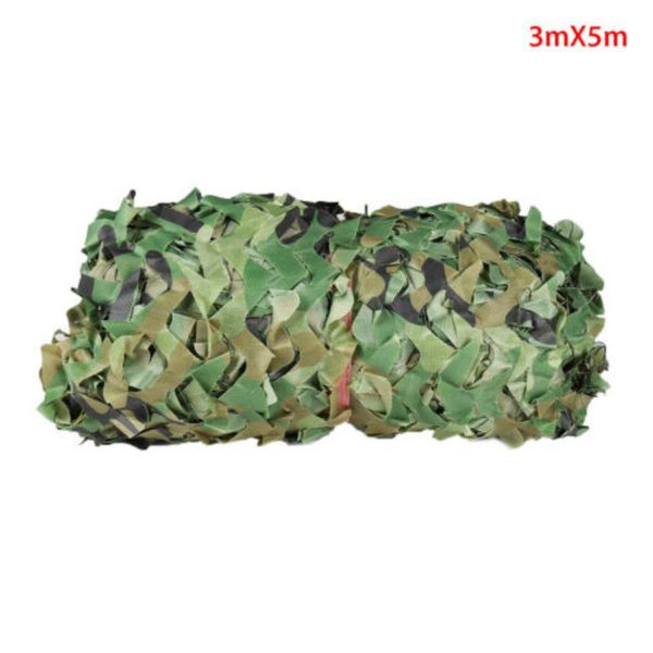 

3x5m camouflage netting army trainning camo sunscreen net car covers camping sun shelter tent for hunting hide