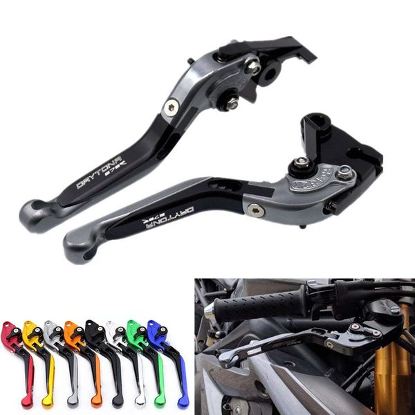 

для daytona 675 2006-2016 2011 2012 2013 2014 2015 cnc выдвижной складной рычаг тормоза сцепления
