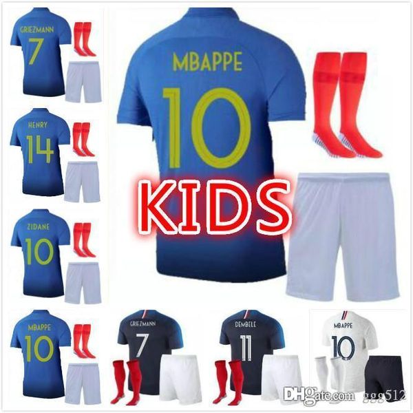

1919 2019 fff frances special edition столетие henry футбол джерси mbappe жир griezmann кант 19 20 frances zidane джерси детских наборы, Black;yellow