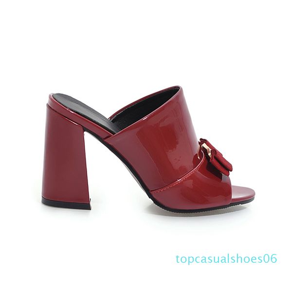 

doratasia 2018 large size 34-43 square high heels summer mules pumps shoes women fashion lady footwear t06, Black