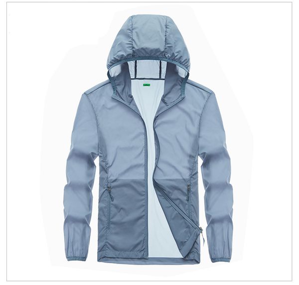 

5xl breathable men women quick dry fishing camping skin jackets sun uv protection coats outdoor sports hiking jacket, Blue;black