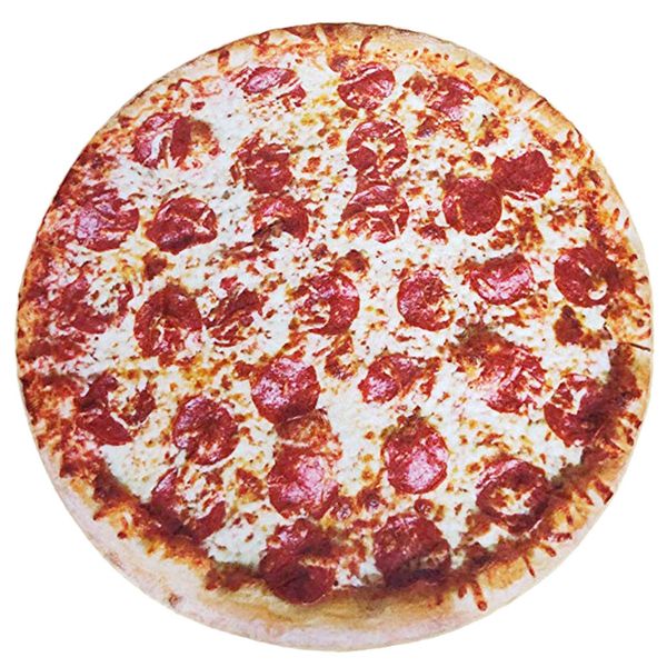 

blanket pizza wrap round blanket novelty soft flannel 3d printed for kids new arrival dropshipping