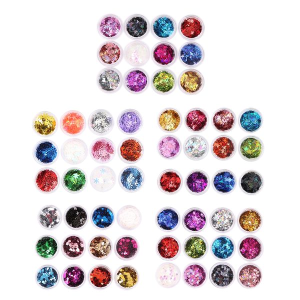 

60x nail sequins irregular flakes sparkle nails tips nail art decoration
