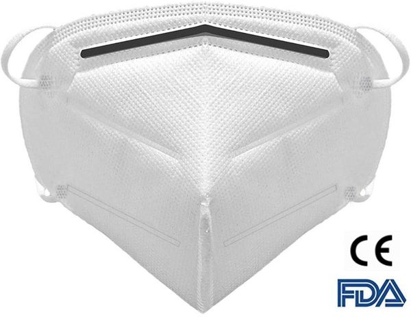 

in stock ce fda certificate n95 face masks 95% filtration non-woven fabric protective masks for dust kn95 mask kn95 face masks kn95
