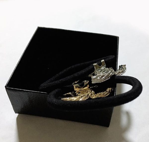 

gold and silver two color alloy rubber band head rope hair ring hairpin hair accessories headdress fashion jewelry vip gift, Pink